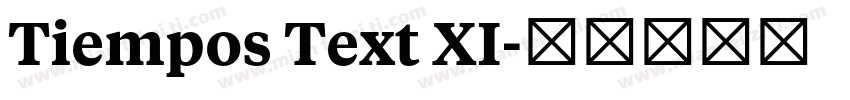 Tiempos Text XI字体转换